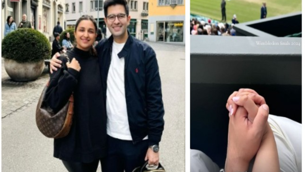 Wimbledon 2024: Parineeti Chopra, Raghav Chadha Hold Hands As They Catch Men's Single Final. See Pic