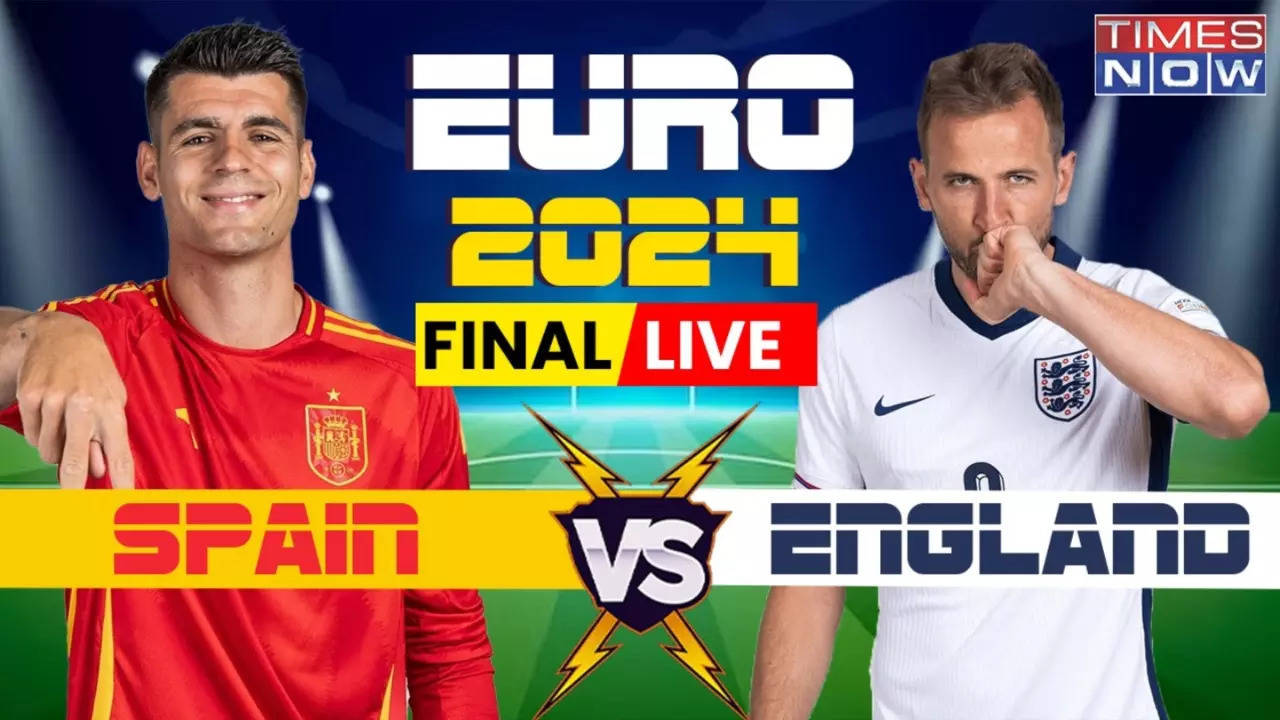 spain vs england uefa euro 2024 final football live score updates