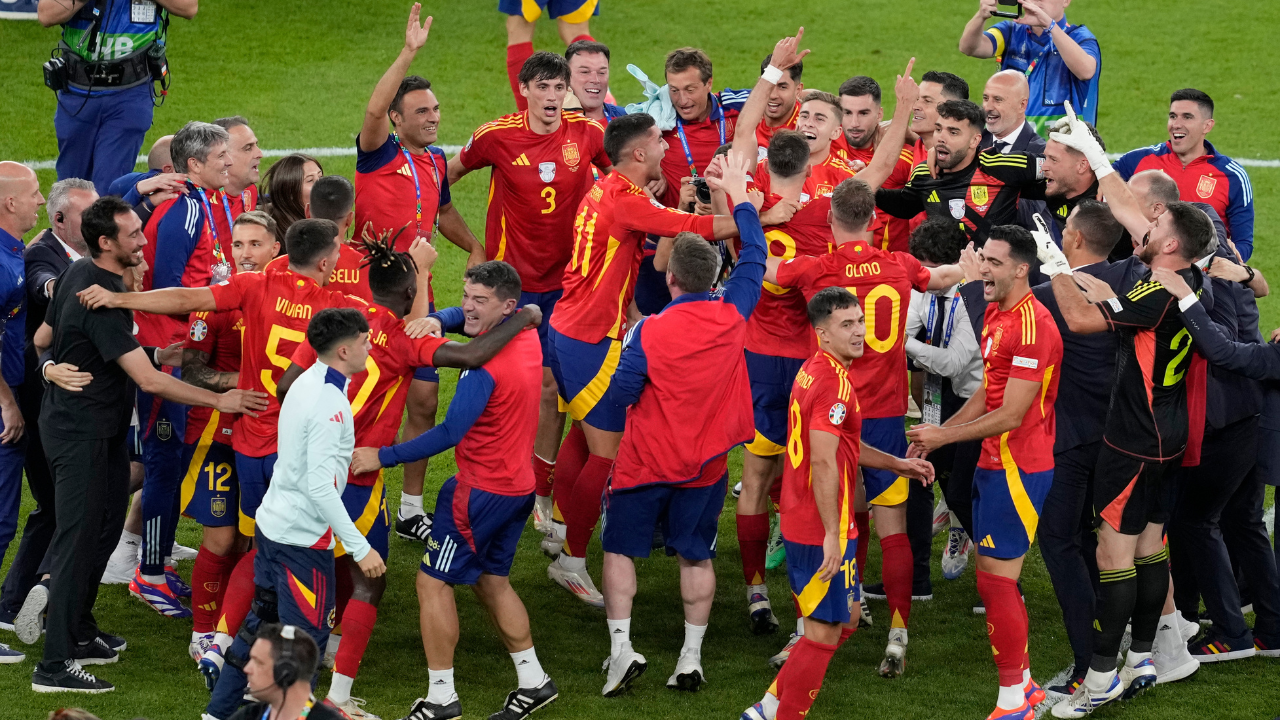 Spain England Euro Final - AP