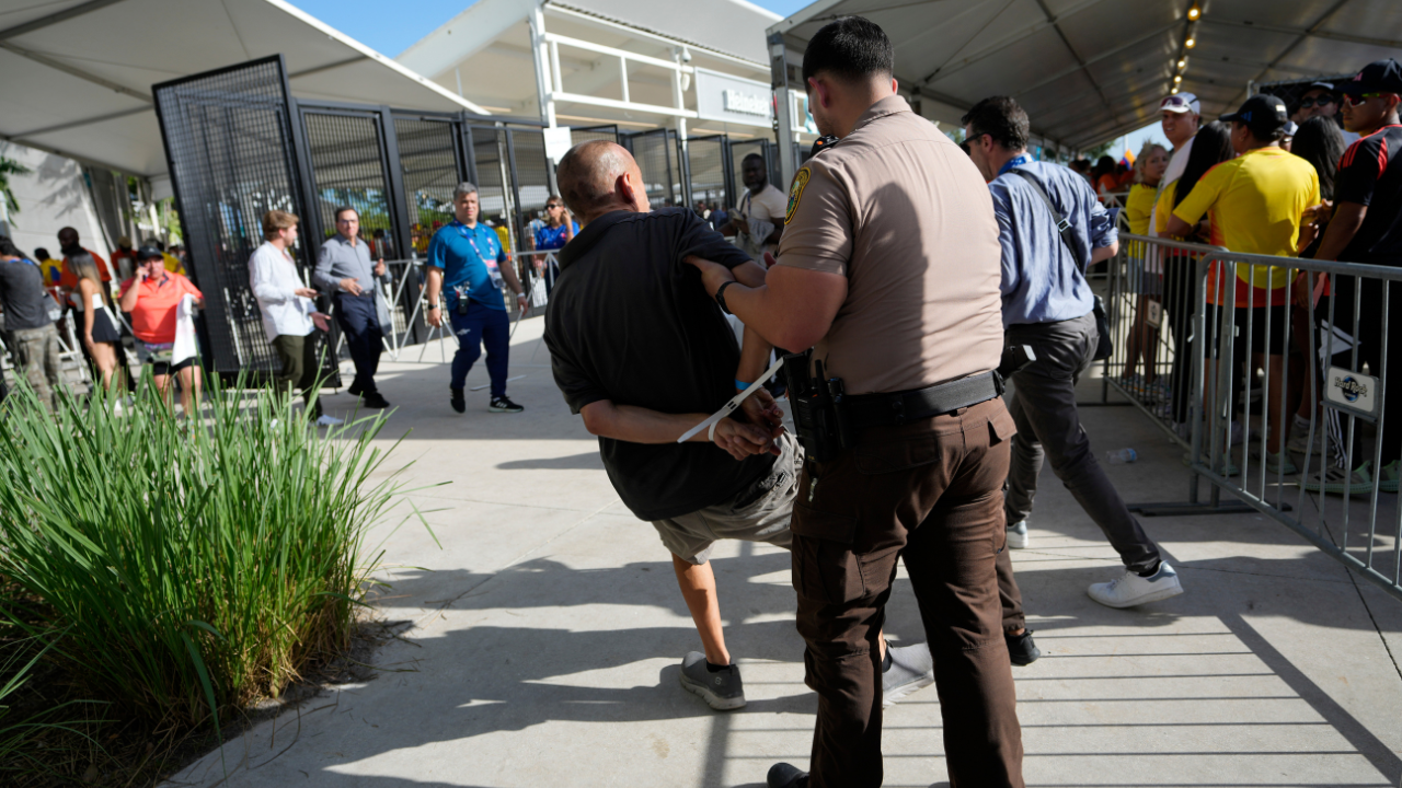 Copa Final Hard Rock Stadium Chaos - AP