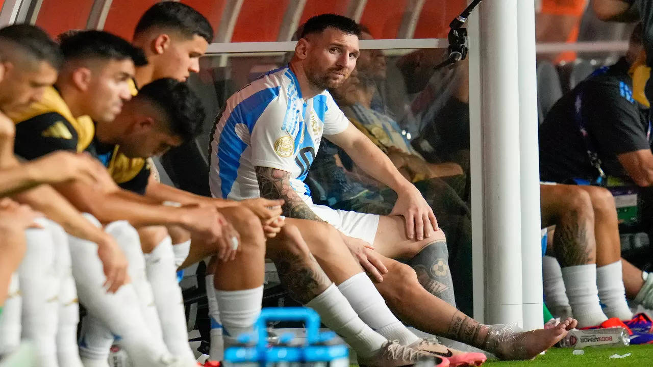 Lionel Messi in Copa America final