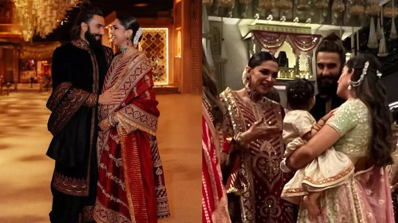 Parents-To-Be Deepika Padukone, Ranveer Singh Sweetly Interact With Isha Ambani And Daughter At Anant-Radhika Wedding. See PIC