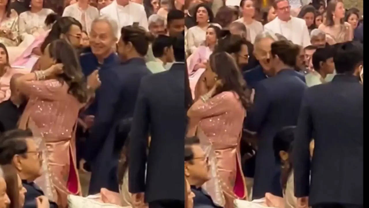 Shah Rukh Khan, Ranveer Singh Chat With Former UK PM Tony Blair In Unseen Video From Anant-Radhika Wedding. Watch