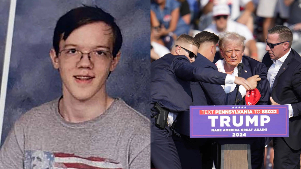 Trump rally shooter Thomas Matthew Crooks. (Photo Credit: Twitter and AP)