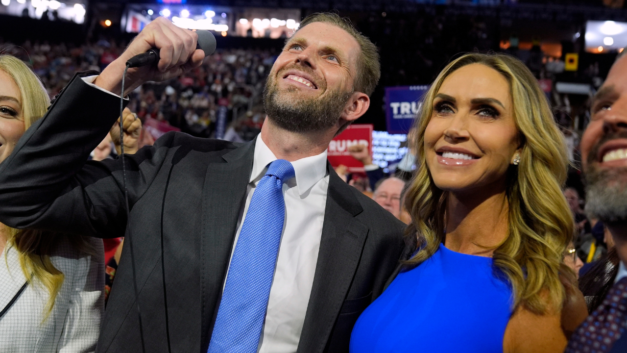 Kimberly Guilfoyle and Donald Trump Jr - AP