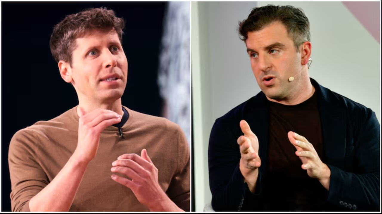 Sam Altman and Brian Chesky