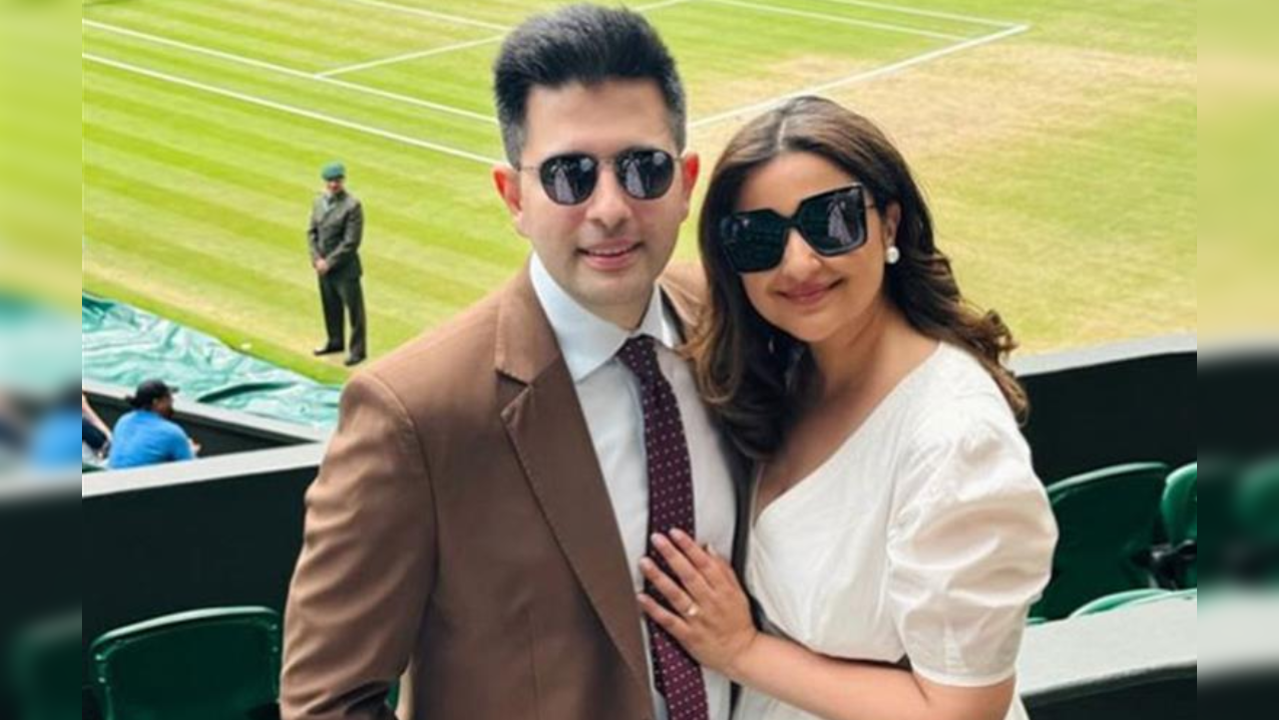 Raghav Chadha attended Wimbledon Final with Wife Parineeti Chopra