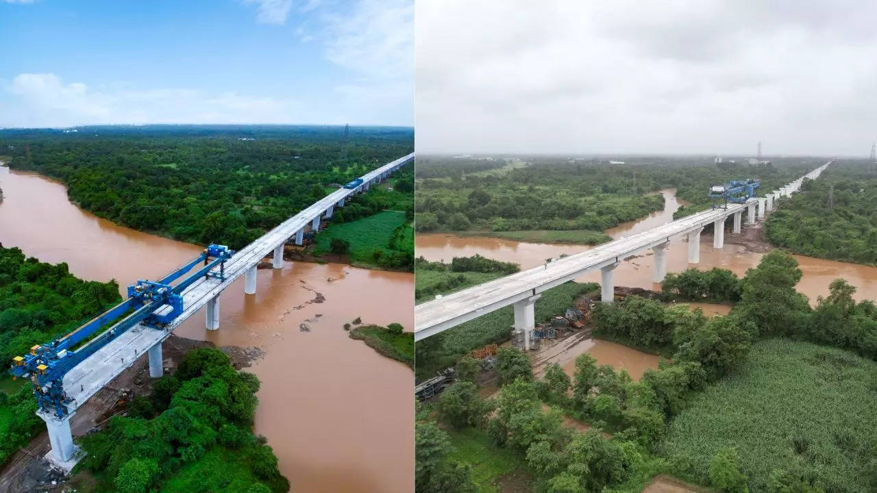 River bridge on Kolak River in Gujarat's Valsad