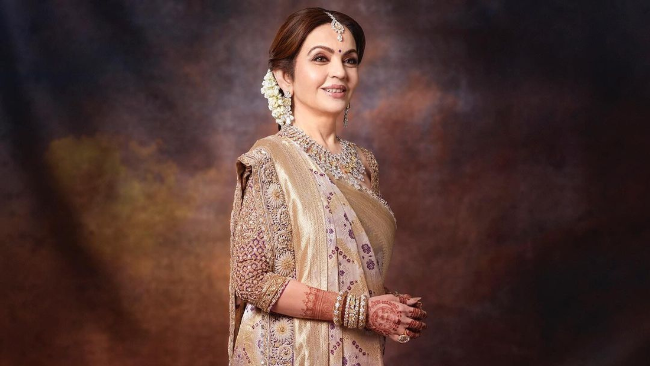 Nita Ambani's exquisite saree look