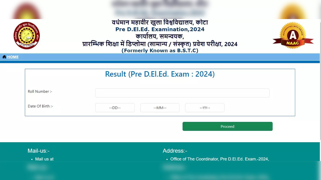 Rajasthan BTSC Result 2024 Released on result.predeledraj2024.in, Check Pre DElEd Result Direct Link