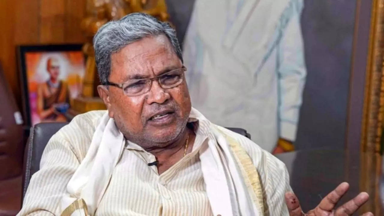 Karnataka CM Siddaramaiah