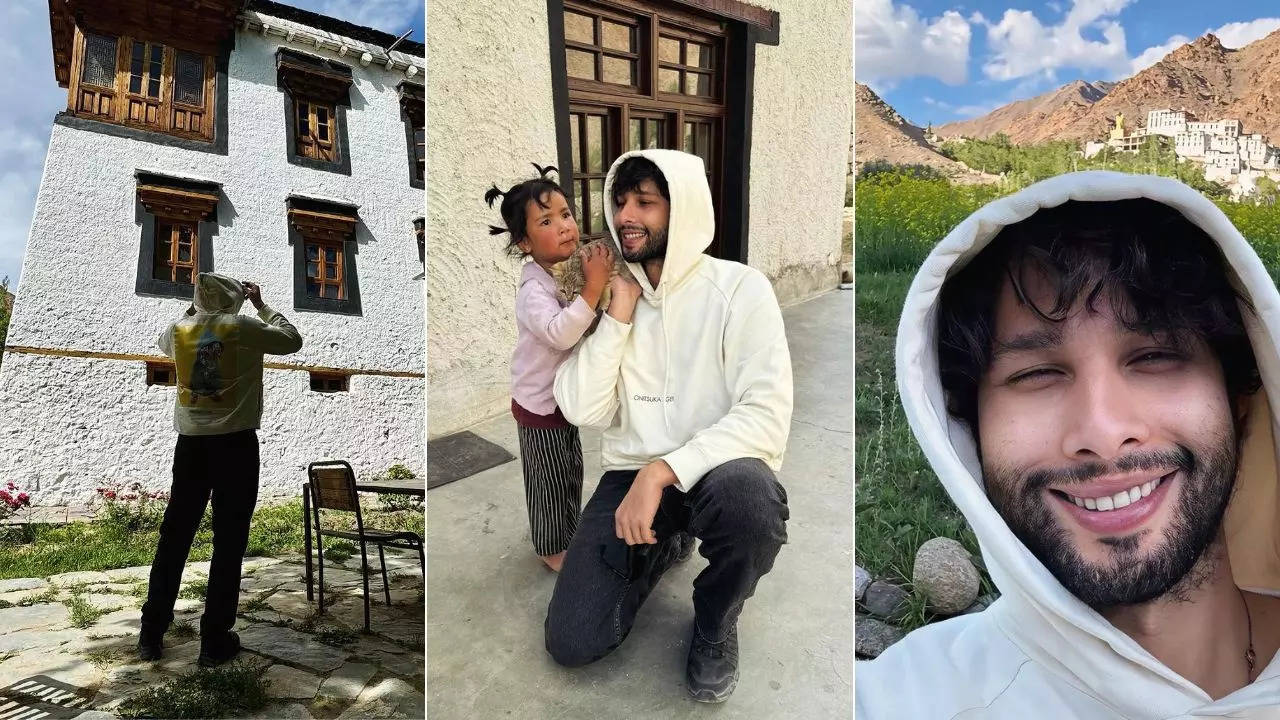 Siddhant Chaturvedi on a recent trip to Ladakh