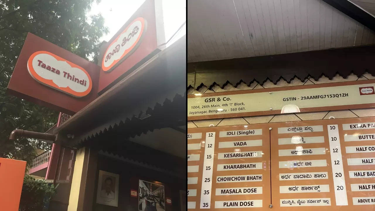 Taaza Thindi has multiple locations in Bengaluru. | Sahili Totale/X