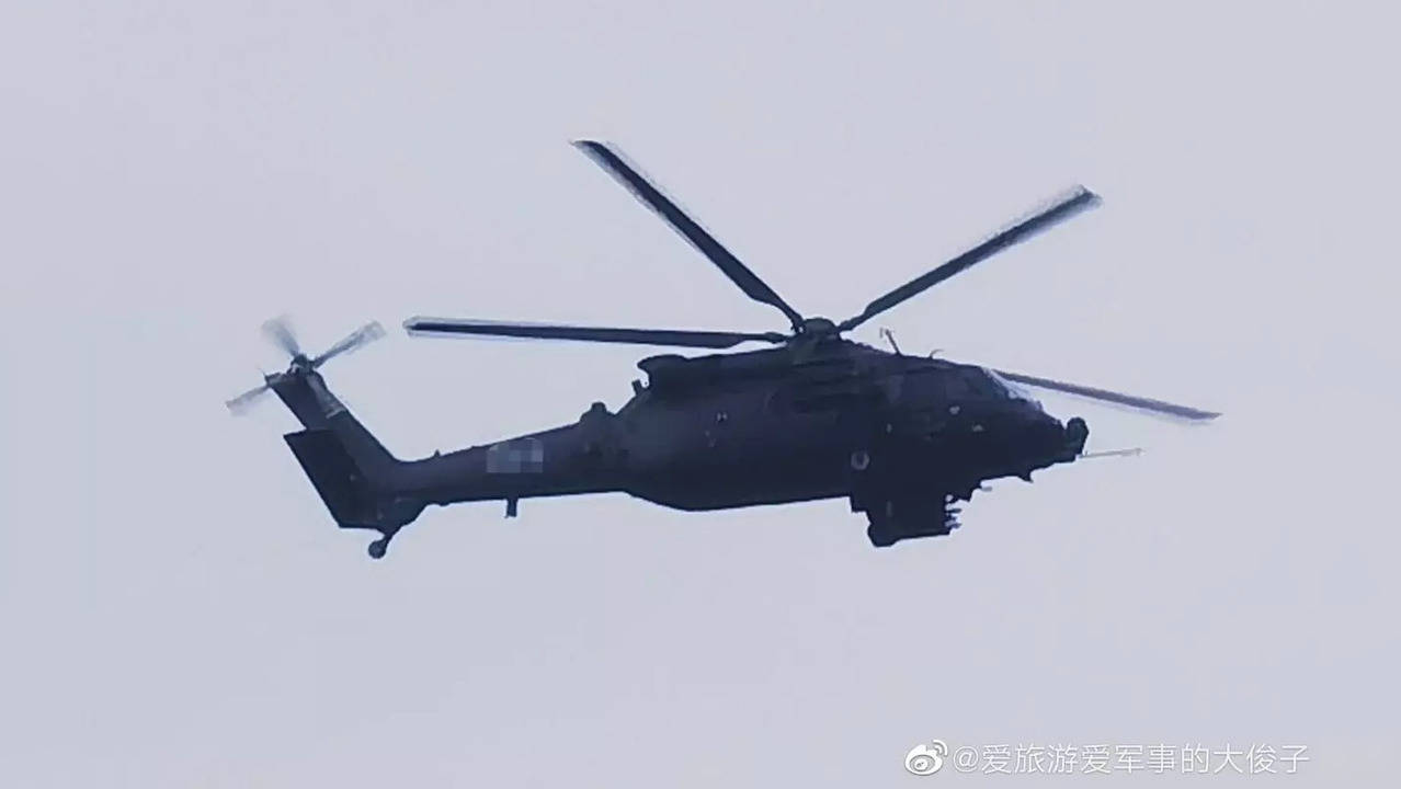 The Z-21 helicopter reportedly appeared in the People's Republic of China in March. (Photo: Twitter/@ictusconfirmed)