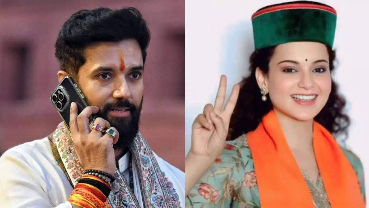 ​Chirag Paswan and Kangana Ranaut