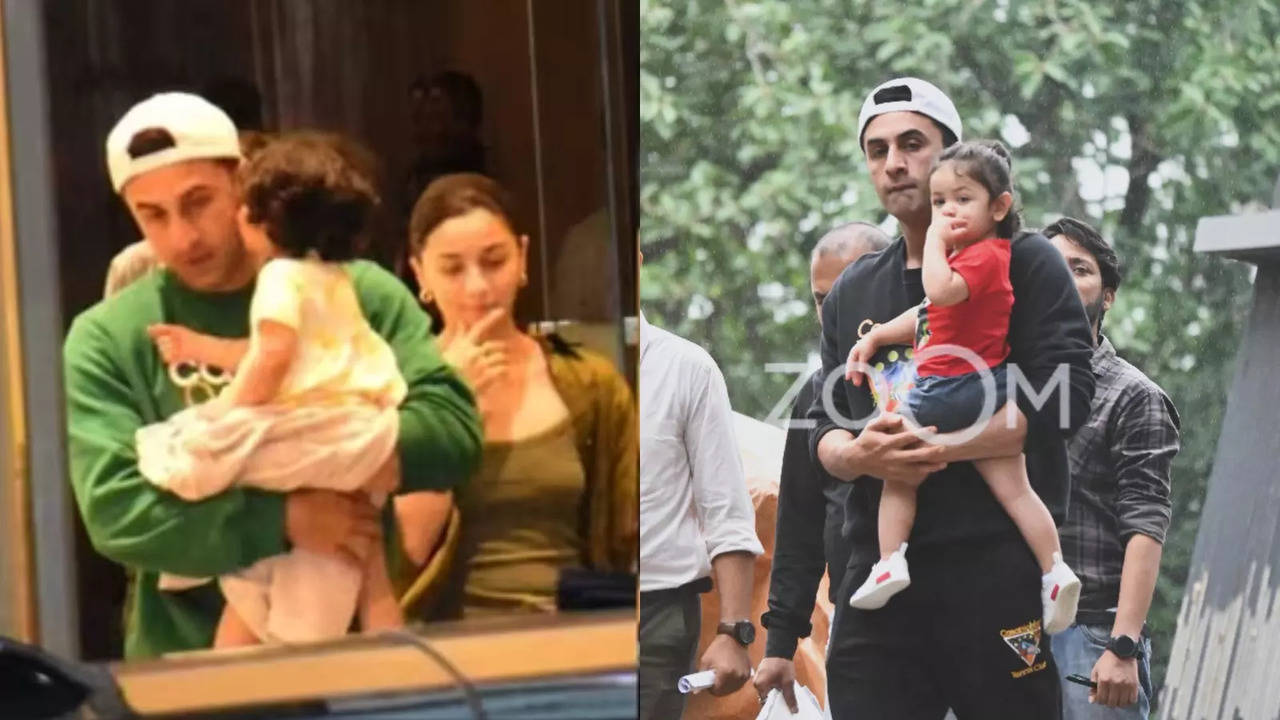 Ranbir Kapoor, Alia Bhatt Little Munchkin Raha Plays In Her Mom's Lap, Enjoys Long Drive In Bentley