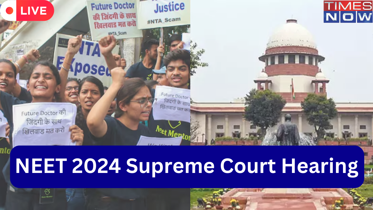 NEET 2024 SC Hearing Highlights Supreme Court Hearing Adjourned to Monday SC Asks NTA to Declare Results