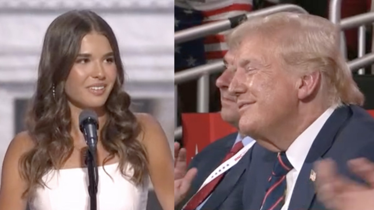 Trumps Reaction To Granddaughter Kai Madisons Rnc Speech Is Every Grandpa Ever So Cute 0190