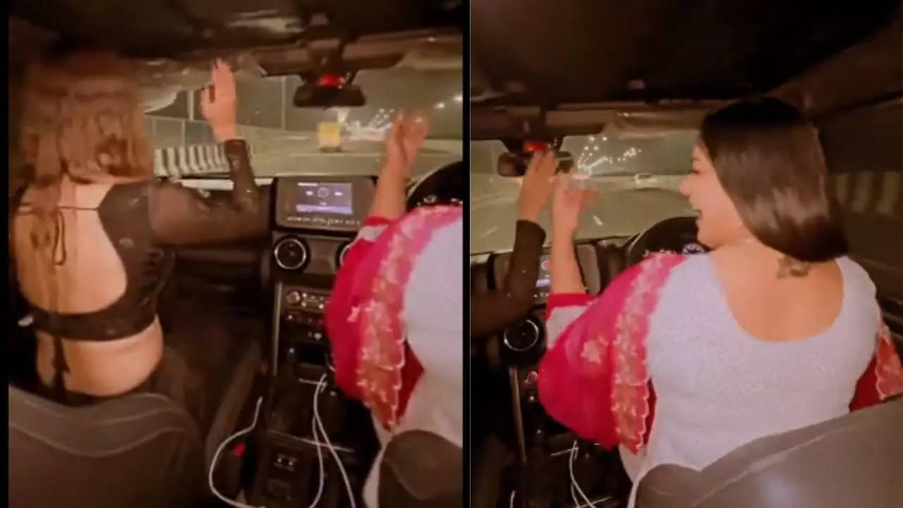 Video Of Woman Dancing While Driving Is Viral.