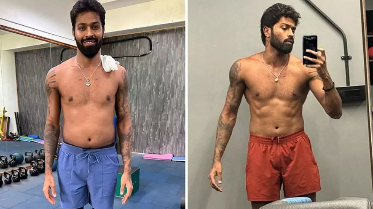 Hardik Pandya Shares Stunning Before And After Body Transformation Images