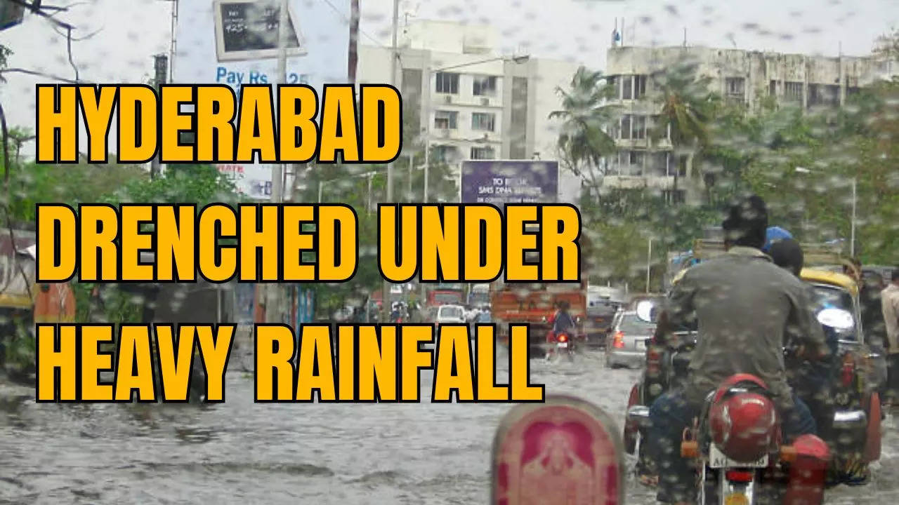 hyderabad rains today, leads to waterlogged roads; imd issues red alert for these districts in telangana