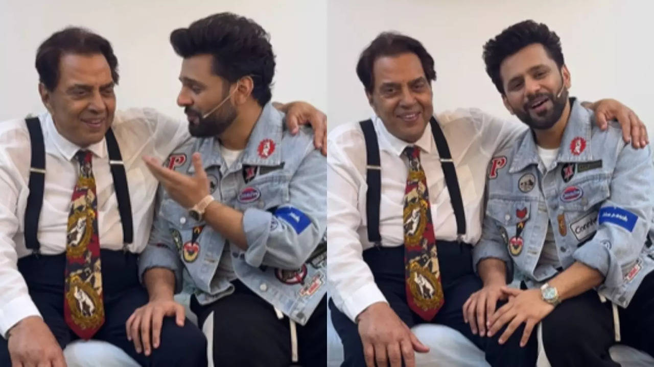 Dharmendra Hums Yeh Dil Tum Bin Kahin Lagta Nahin With Singer Rahul Vaidya: Watch