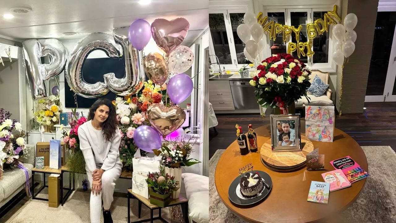 Priyanka Chopra's 'Working Birthday' Is All About Cakes, Flowers, Waffle And Dosa Trucks. Thanks 'Incredible Husband' Nick Jonas