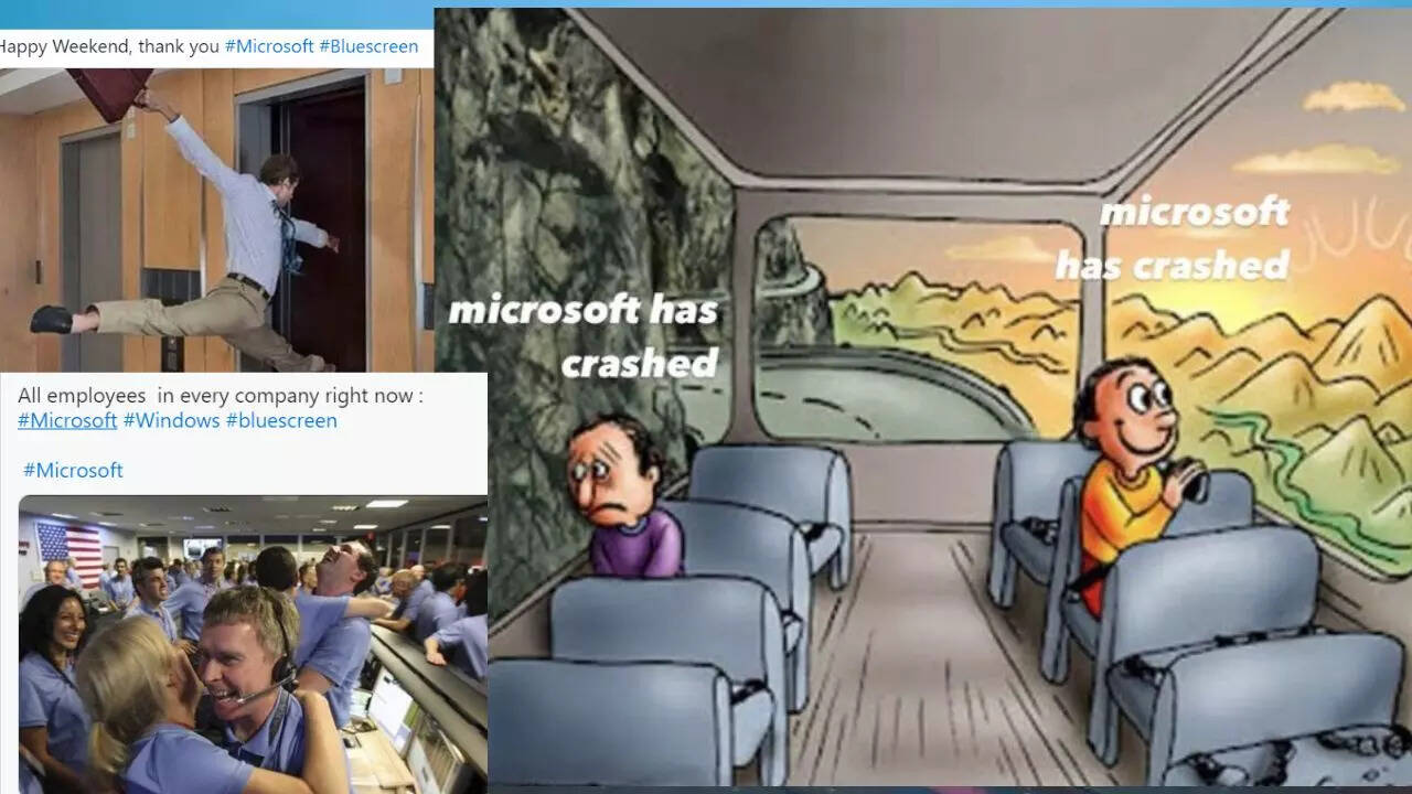  Blue Screen Error: ஹாலிடே மூடில் மைக்ரோசாப்ட்..! ட்ரெண்டிங்கில் ப்ளூ ஸ்கிரீன்... இணையவாசிகள் குறும்பு..! 