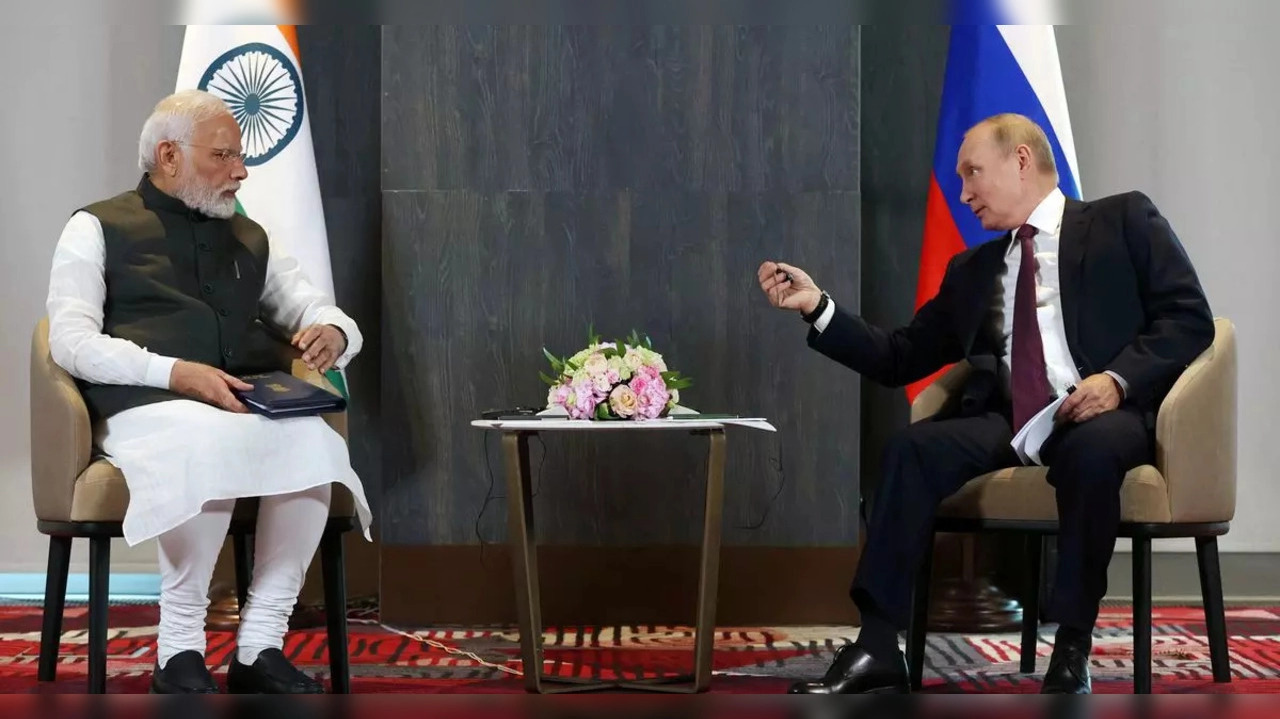 PM Modi and Putin.