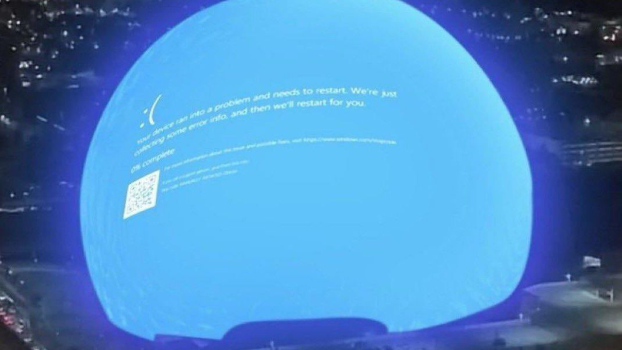 Las Vegas Sphere BSOD