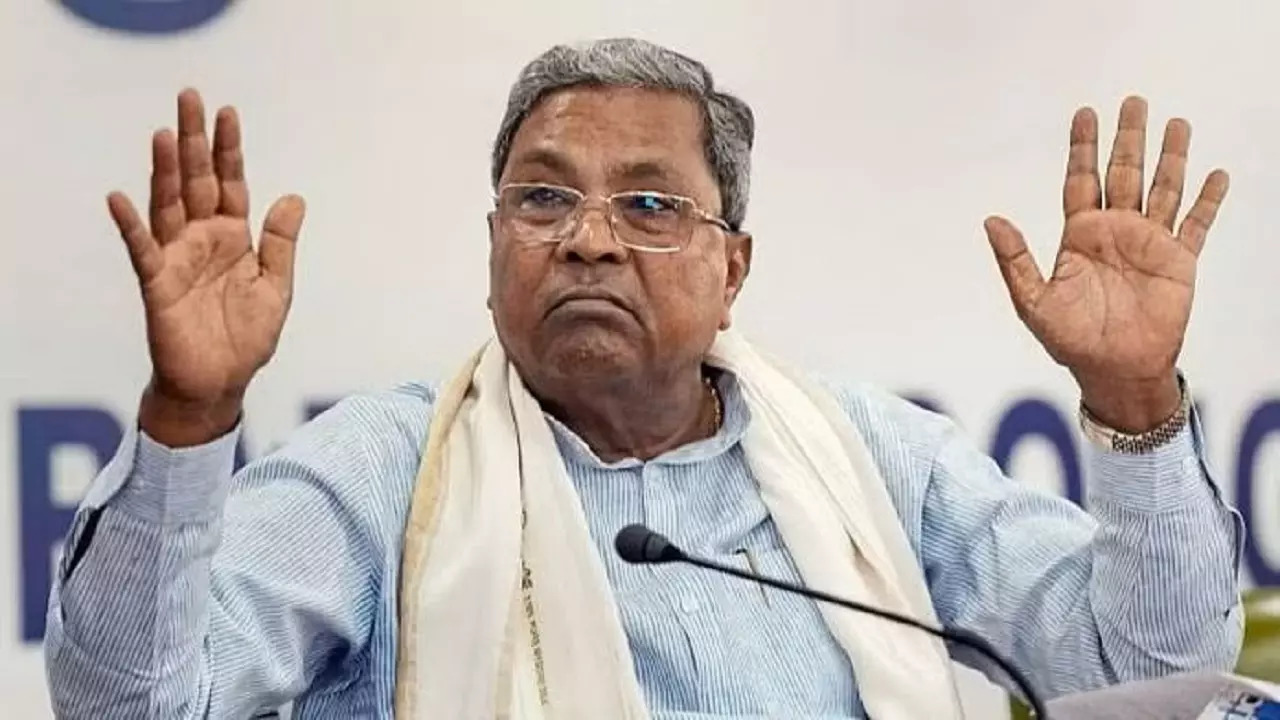 Karnataka Chief Minister Siddaramaiah