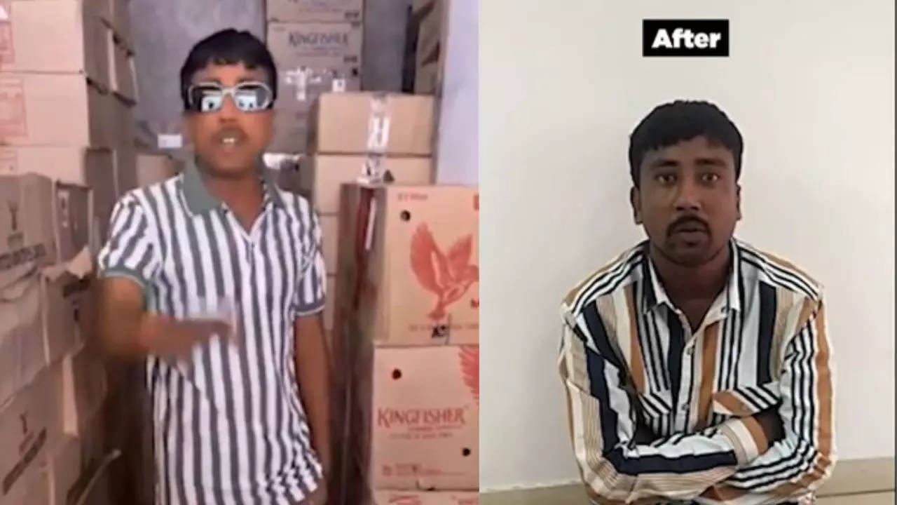 gujarat man brags about selling 'illegal liquor' in dry state; viral video leads to his arrest | watch