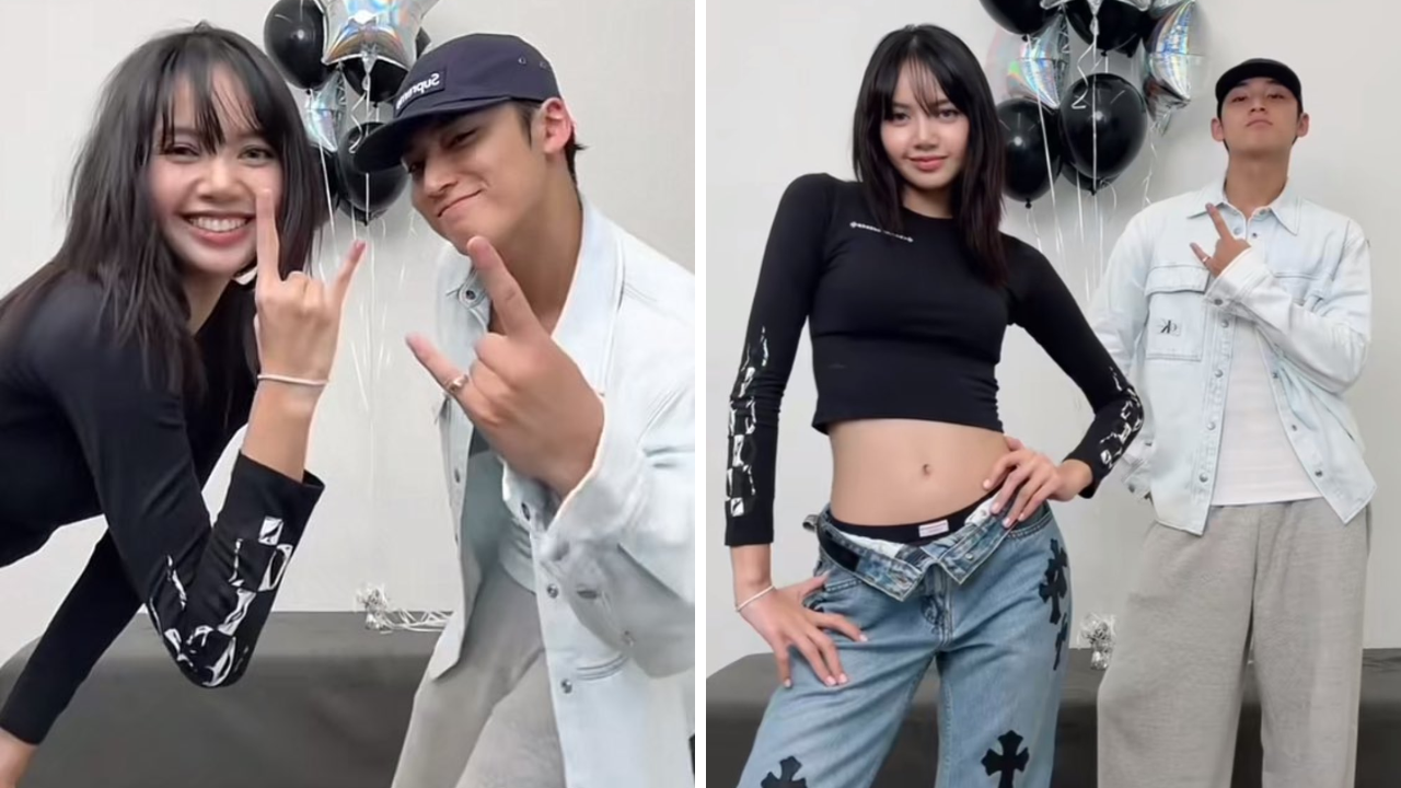 Blackpink's Lisa Reunites With SEVENTEEN's Mingyu For ROCKSTAR Dance Challenge