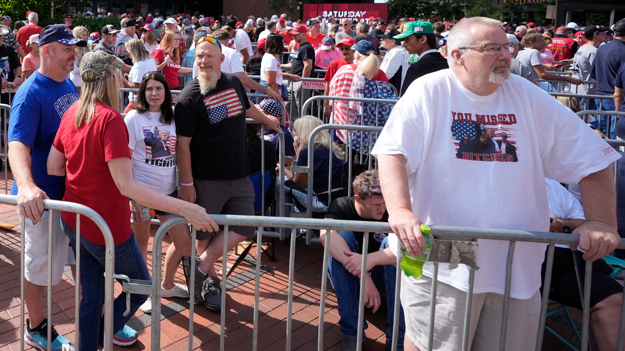 donald trump in grand rapids: first rally since assassination has enhanced security, police presence | details