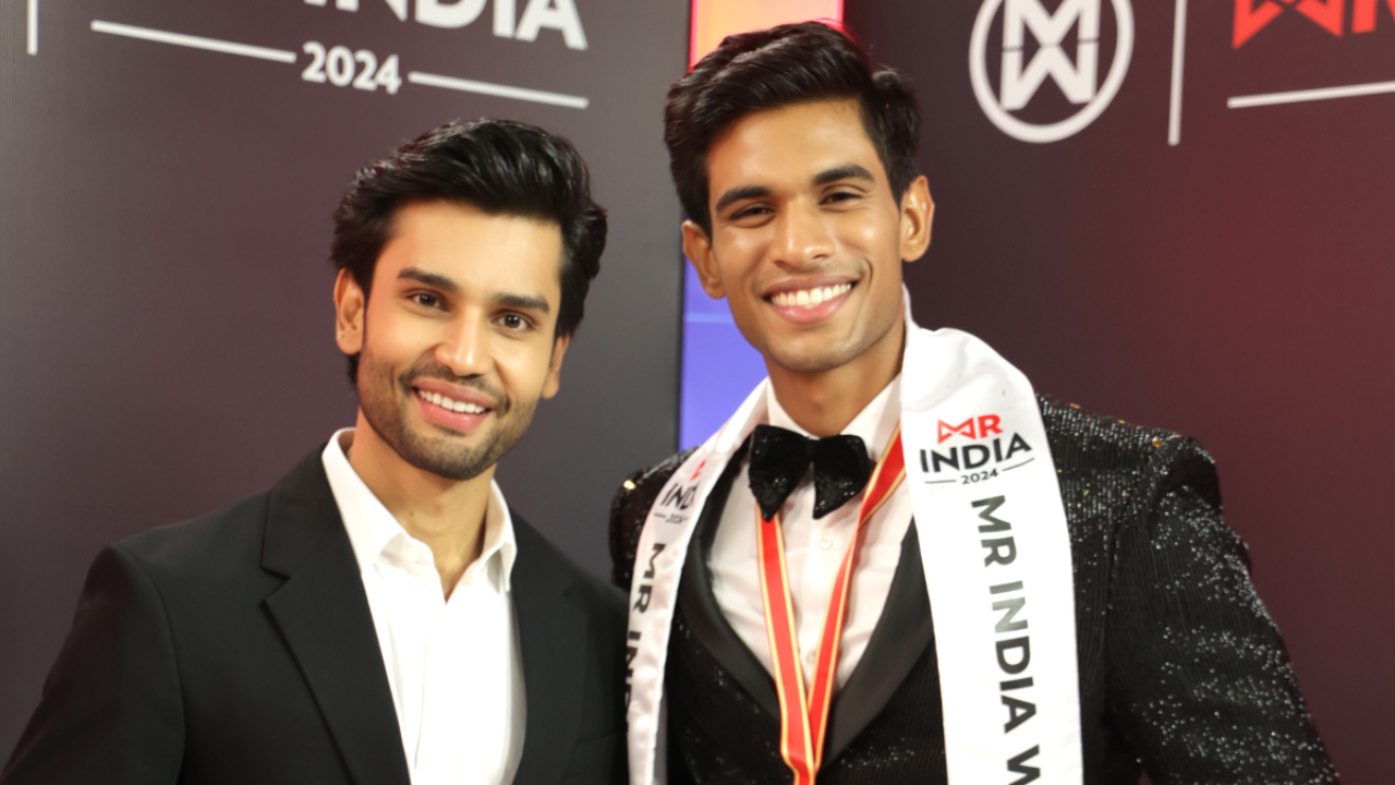 Mr India World 2024 Gokul Ganesan with Rohit Khandelwal