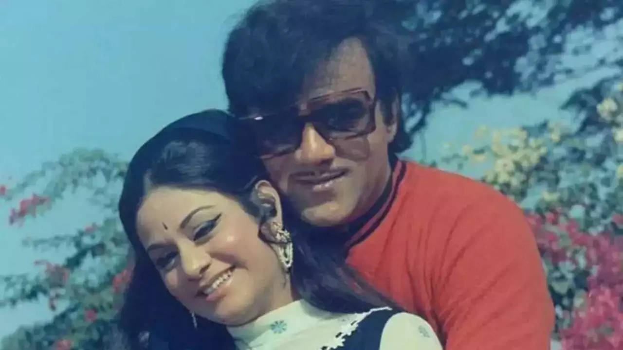 Aruna Irani and Mehmood