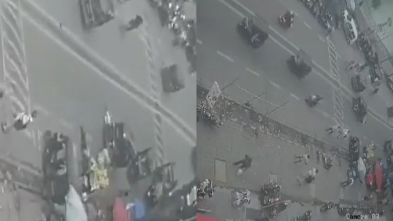 autorickshaw driver mows down pedestrian in mumbai's bandra, one dead: video