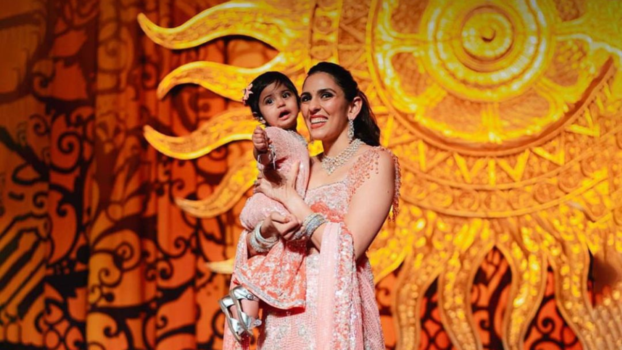 Shloka Mehta with daughter Veda