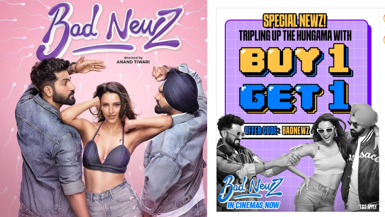 Enjoy Double The Fun: 'Bad Newz' Now Offers Buy 1 Get 1 Free Tickets!