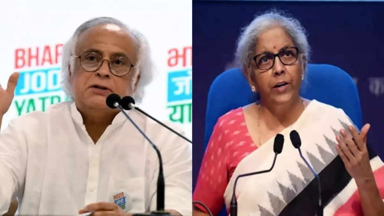 Jairam Ramesh and Nirmala Sitharaman