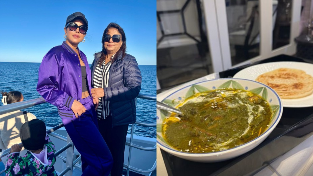 priyanka chopra jonas relishes home cooked palak paneer in australia, shares pic