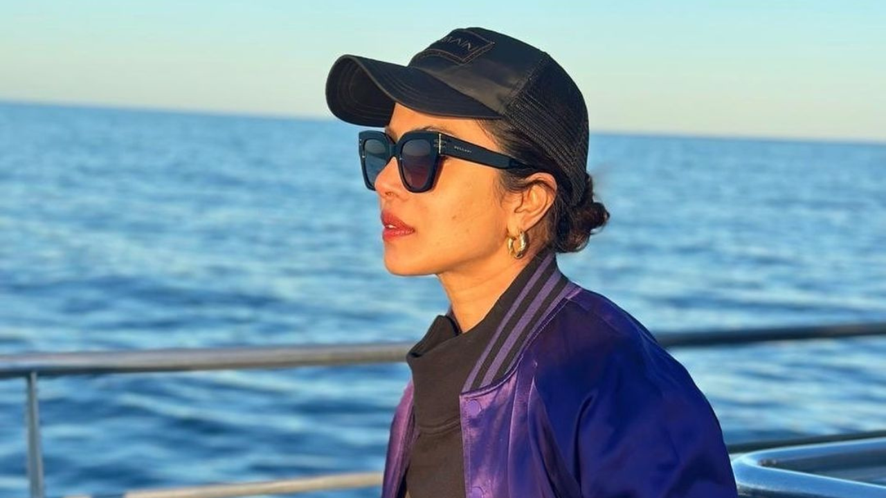 Priyanka Chopra enjoys whale watching