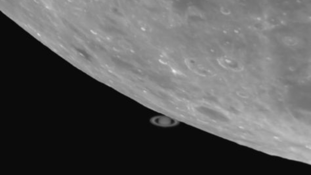 Saturn Lunar Occultation