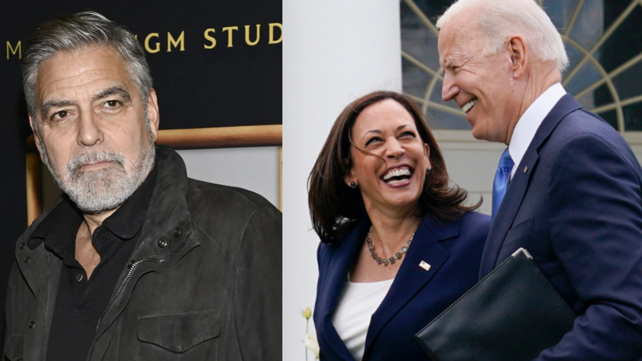 George Clooney Harris Biden