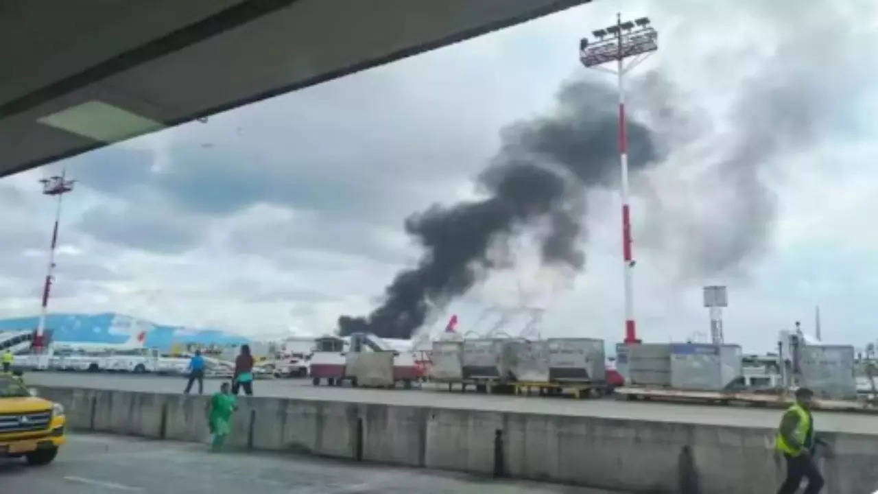 Airplane fire