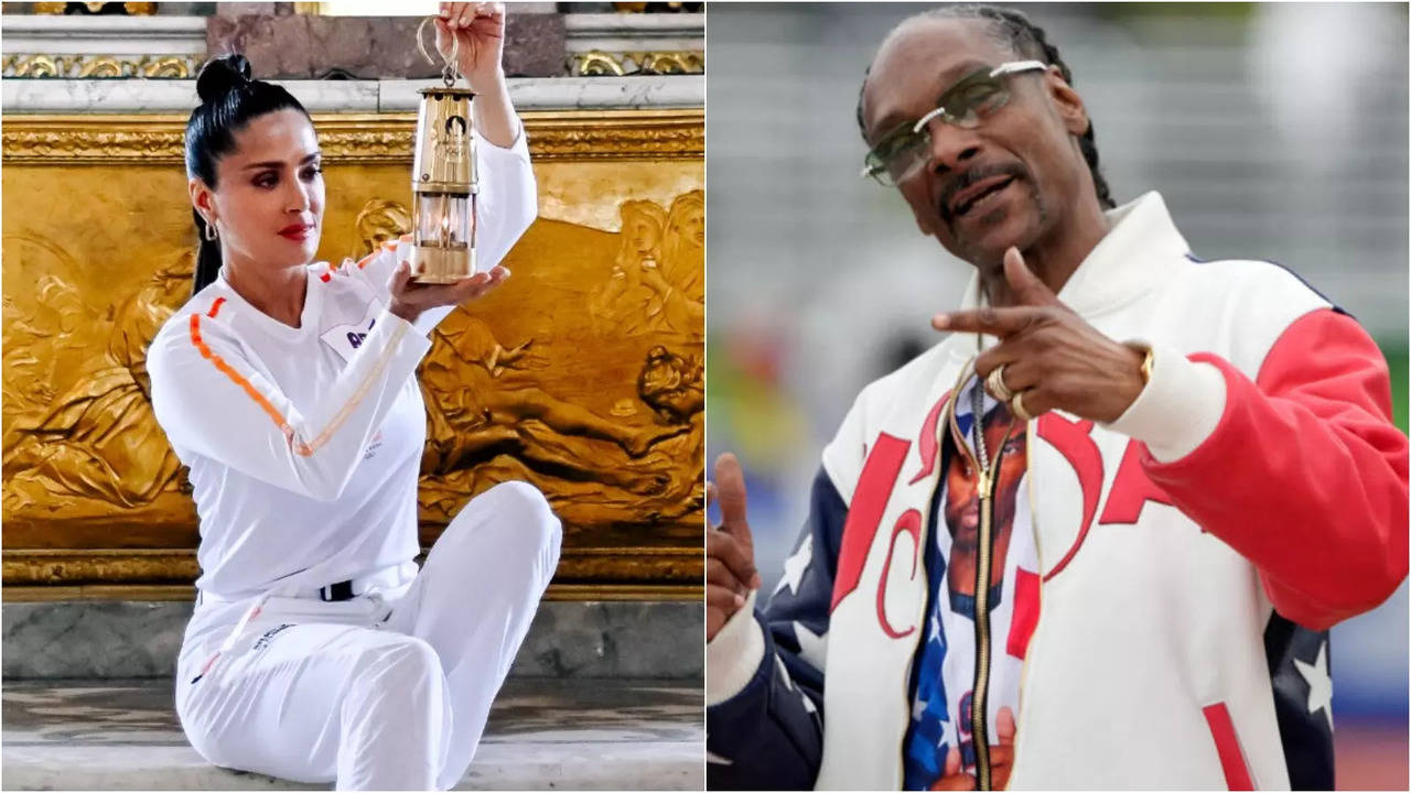 Salma Hayek, Snoop Dogg turn Olympic torchbearers in historic relay