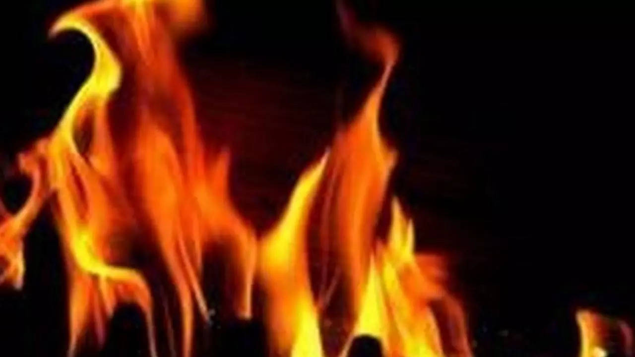 one dead, six injured after fire breaks out in furniture market in hyderabad