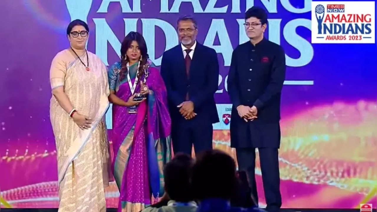 Sukla Debnath won the Amazing Indian Award for saving thousands of women