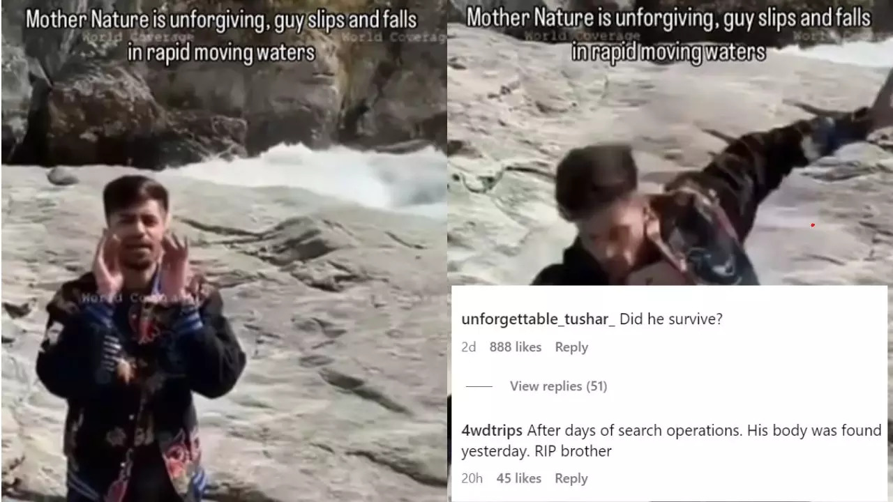 Fact Check: Did A Youtuber Drown While Filming A Reel In Kashmir?