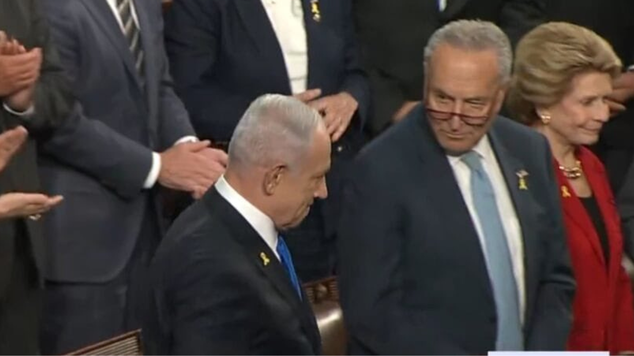 Netanyahu Schumer US House - 